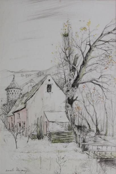 Marcelle MAUGUIN (1907-1982)
Paysage à la...