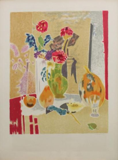 Jules CAVAILLES (1901-1977)
Nature morte...