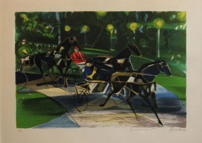 Camille HILAIRE (1916-2004)
Course des Sulkys....