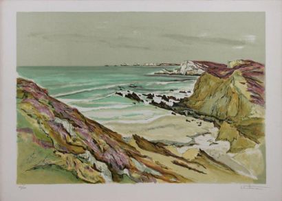 Louis VUILLERMOZ (né en 1923)
Bord de mer....