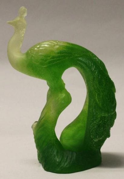 DAUM France
Paon. Sculpture en pâte de verre...