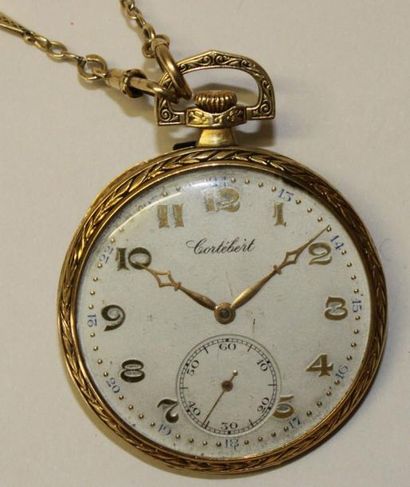 CORTEBERT
Belle montre de gousset en or jaune...