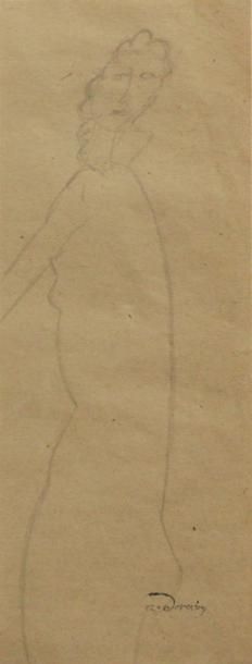 André DERAIN (1880-1954)
Nu debout. Mine...