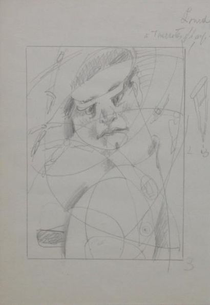 ALFRED RETH (1884-1966)
Portrait d'homme...