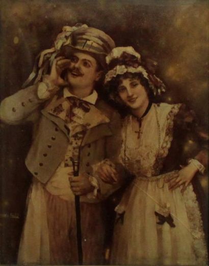 Madame CONSUELO-FOULD (1862-1927)
Couple....