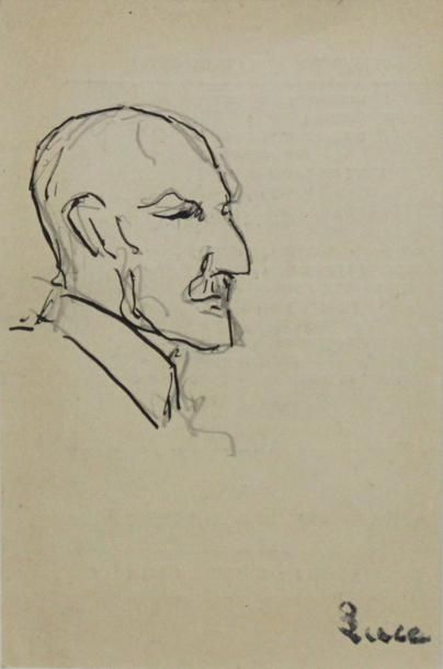 Maximilien Luce (1858-1941)
Portrait d'homme...