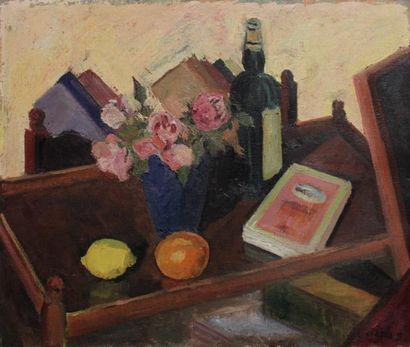 Jacques COLLAS (Xxème)
Nature morte. Huile...