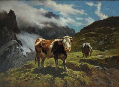 Attribué à Albert LUGARDON (1827-1909). 