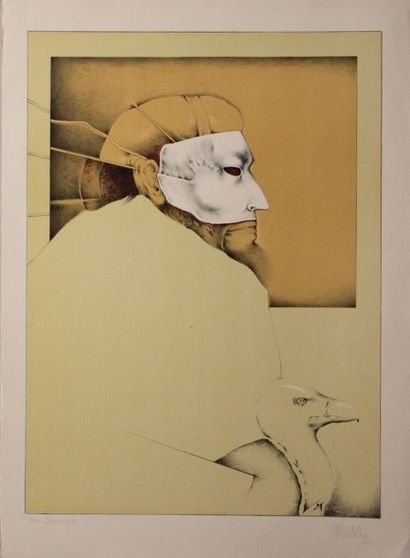 Marcos HUERTA (1939-2003). Composition, 1978....