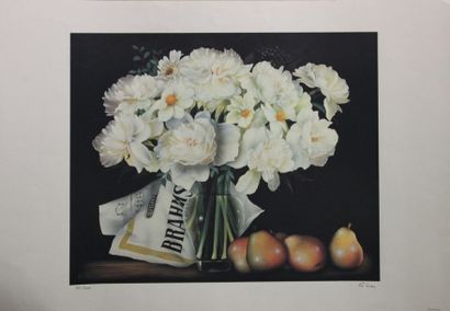 Alain GENEAU (né en 1935). Nature morte au...