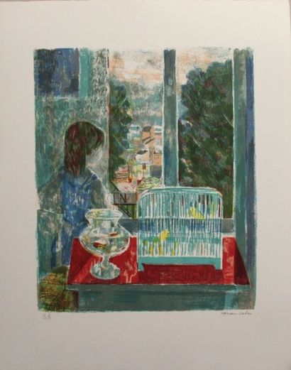 Emilio GRAU-SALA (1911-1975). Jeune fille...