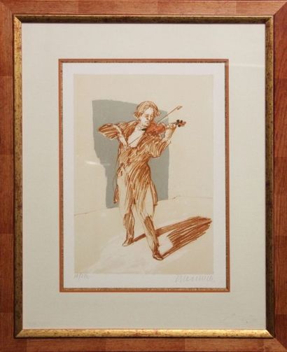 Claude WEISBUCH (1927-2014). Le violoniste....