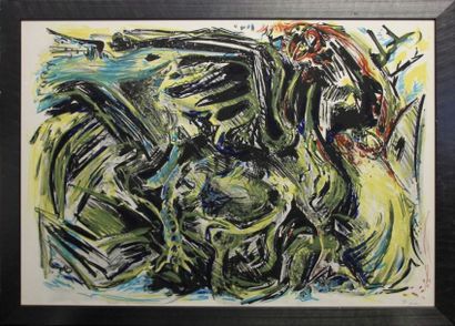 Édouard PIGNON (1905-1993). Composition abstraite....