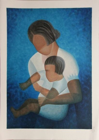 Louis TOFFOLI (1907-1999). La maternité....