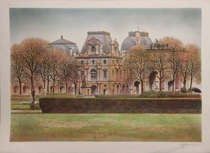 Rolf RAFFLEWSKI (né en 1943). Vue de parc....