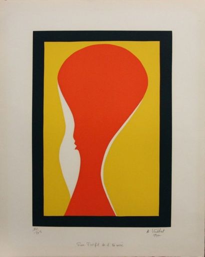 André VERDET (1913-2004). Composition, 1972....