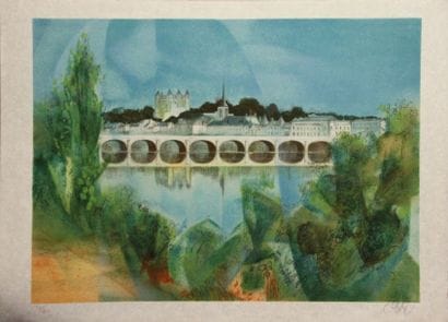 Jean-Baptiste VALADIÉ (né en 1933). Paysage...