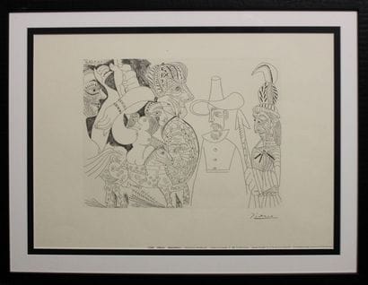 D'après Pablo PICASSO (1881-1973). 