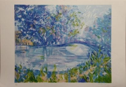 Bernard TAURELLE (né en 1931). Paysage au...
