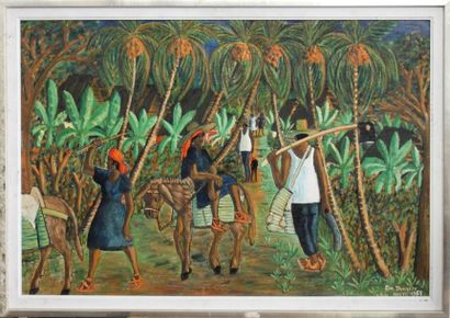 Gervais Emmanuel DUCASSE (Ecole haïtienne,1903-1988)....