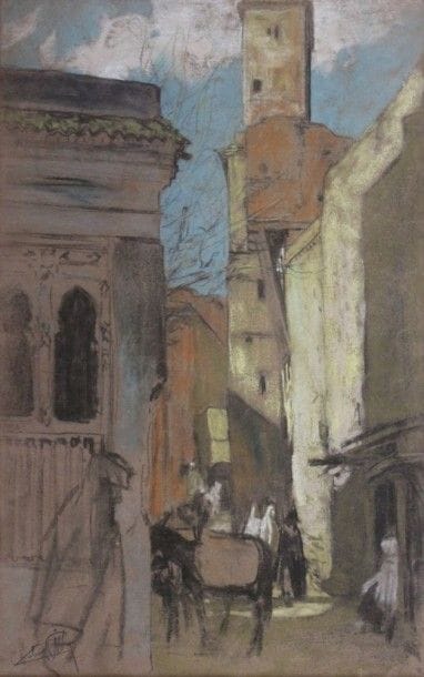 Alméry LOBEL-RICHE (1880-1950). Ruelle orientale...