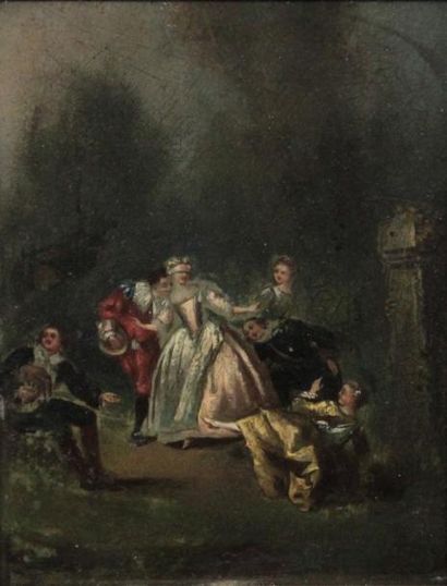 Ecole française du XIXème siècle. Jeu de...