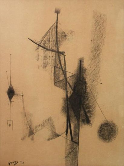 Henri GOETZ (1909-1989). Composition géométrique,...