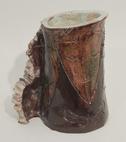 Nicola QUICI (né en 1951). Vase pichet en...