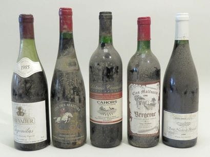 Lot de 5 BTLS, comprenant : -Château Coaillac,...