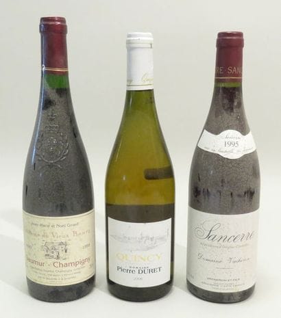 Lot de 3 BTLS, comprenant : -Saumur-Champigny,...