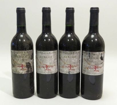 Merlot, Baron Philippe De Rothschild, millésime...