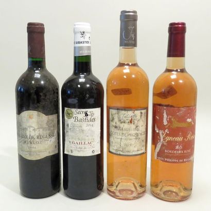 Lot de 4 BTLS, comprenant : -Domaine De Régusse,...