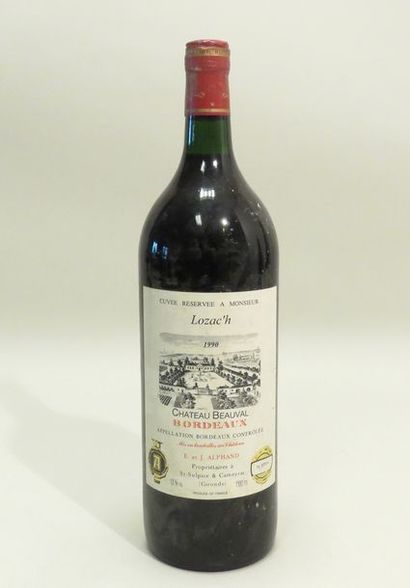 Château Beauval, Bordeaux, millésime 1990....