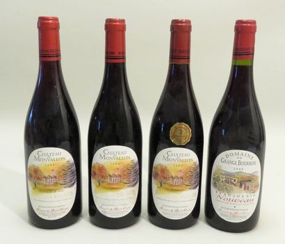 Lot de 4 BTLS, comprenant : -Château De Monvallon,...