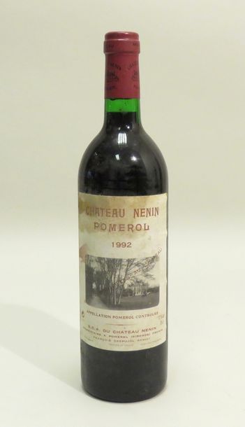 Château Nenin, Pomerol, milésime 1992. 1...