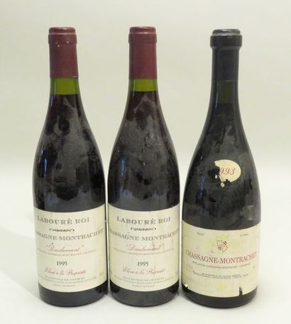 Lot de 3 BTLS, comprenant : -Chassagne-Montrachet,...