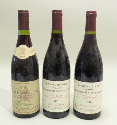 Lot de 3 BTLS, comprenant : -Chassagne-Montrachet,...