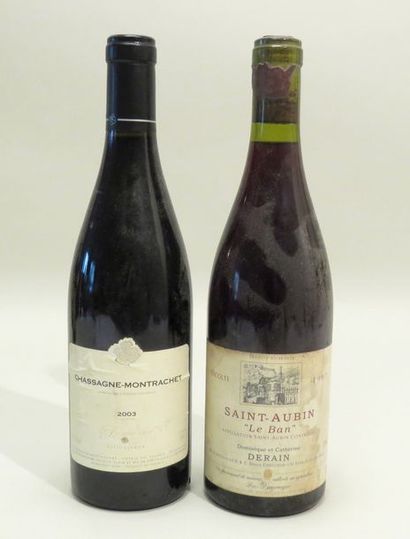 Lot de 2 BTLS, comprenant : -Chassagne-Montrachet,...