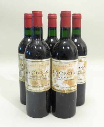 La Croix, Saint-Julien, millésime 1985. 5...