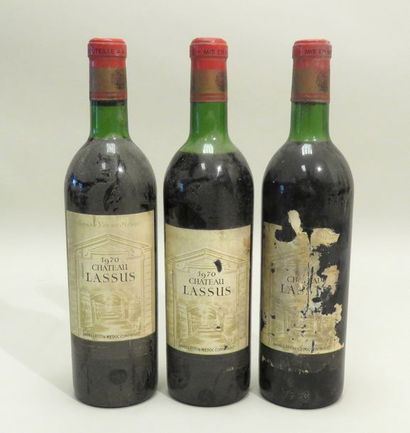 Château Lassus, Médoc, millésime 1970. 3...