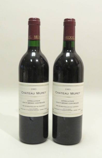 Château Muret, Haut-Médoc, millésime 1989....