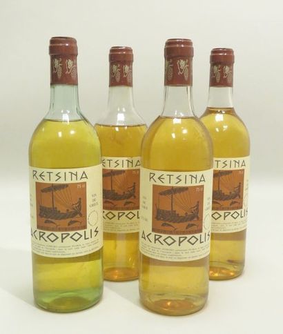 Retsina, Acropolis, Blanc, Vin de Grèce,...