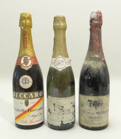 Lot de 3 BTLS, comprenant : -Blanc de Blancs,...