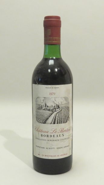 Château Le Breton, Bordeaux, millésime 1979....
