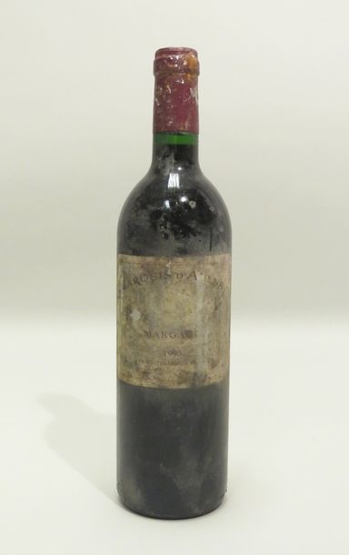 Marquis D'Aulnay, Margaux, millésime 1990....