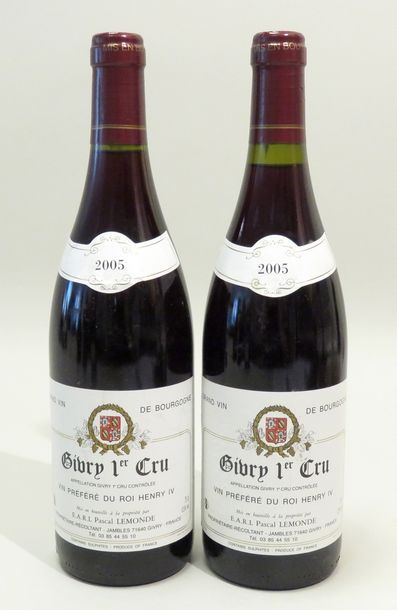 Givry 1er Cru, Domaine Pascal Lemonde, Bourgogne,...