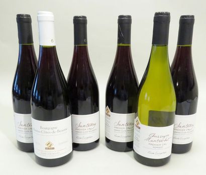 Lot de 6 BTLS, comprenant : -Hautes-Côtes-De-Beaune,...