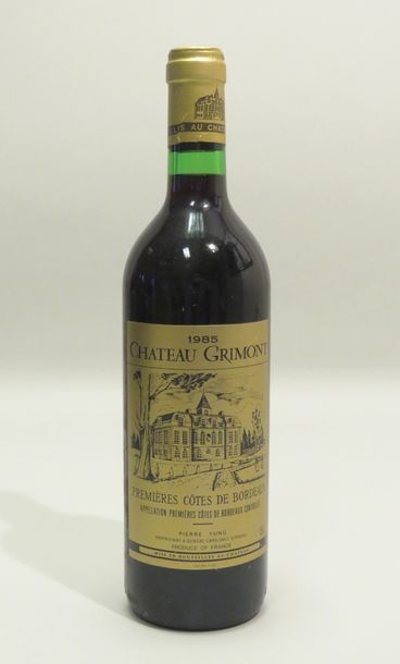 Château Grimont, millésime 1985. 1 BTL