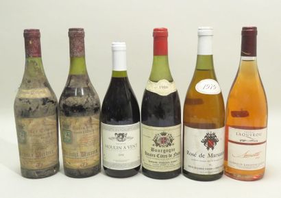 Lot de 6 BTLS, comprenant : -Moulin à Vent,...