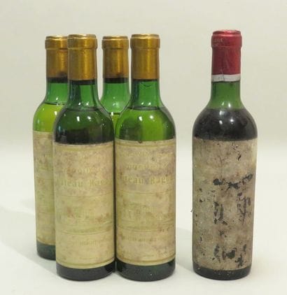 Lot de 5 demi-BTLS, comprenant : Château...